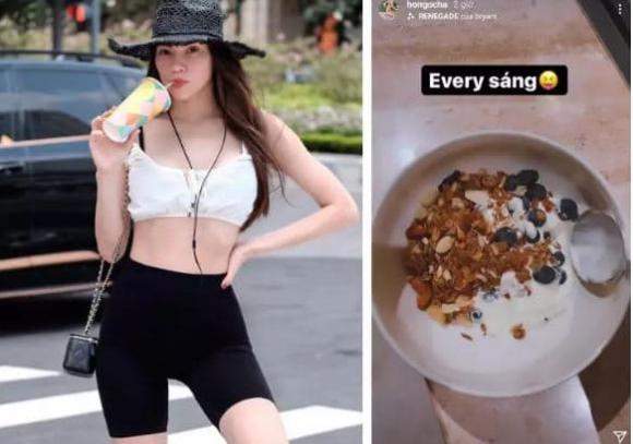 Hồ Ngọc Hà, Hồ Ngọc Hà giảm cân, bữa sáng giảm cân 