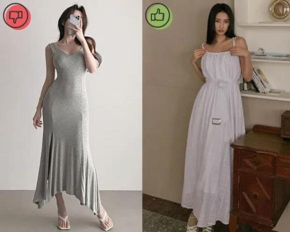 váy hai dây, kiểu váy hai dây, thời trang 