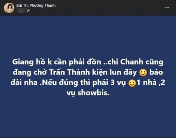 danh hài Trấn Thành, ca sĩ Phương Thanh, sao Việt
