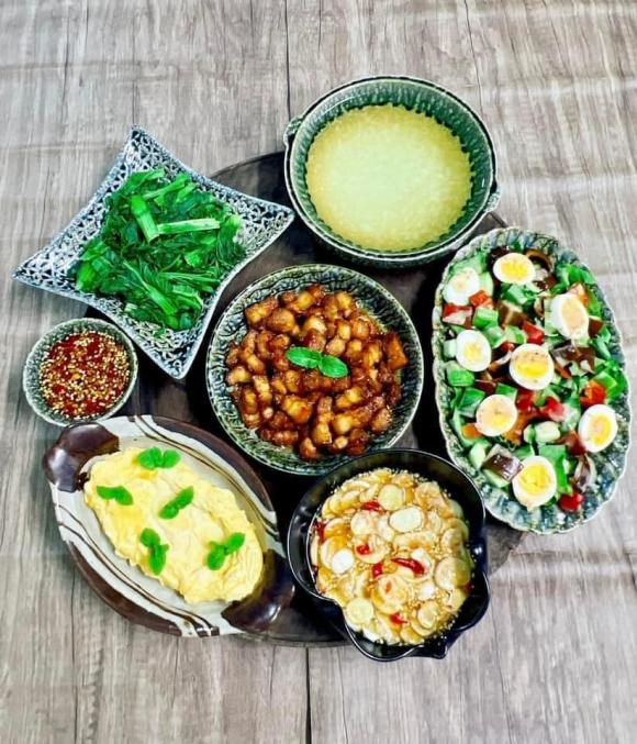 mâm cơm nhà, mâm cơm nhà ngày nóng 