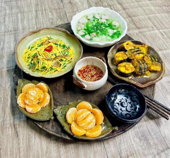 mâm cơm nhà, mâm cơm nhà ngày nóng 
