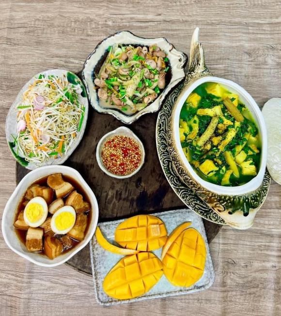 mâm cơm nhà, mâm cơm nhà ngày nóng 