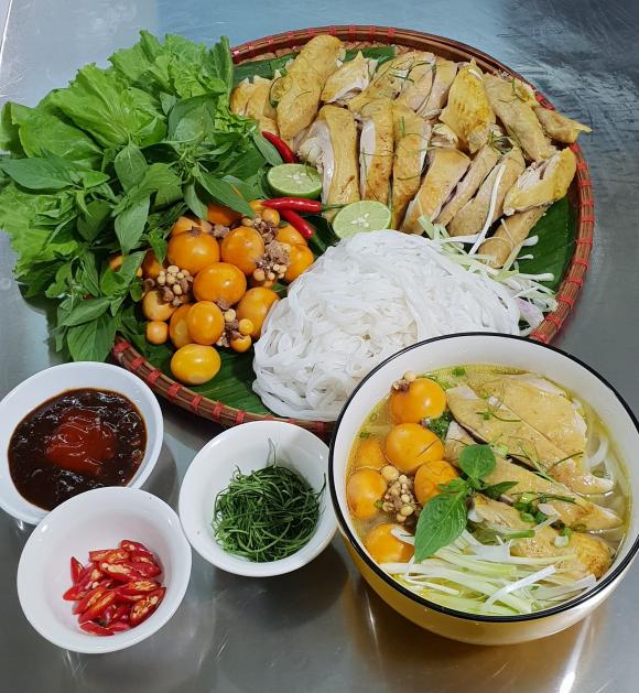 phở gà, cách nấu phở gà, món ngon 