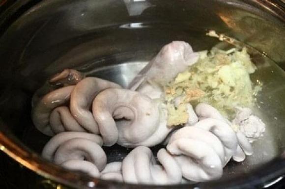 lòng luộc, cách luộc lòng, món ngon 