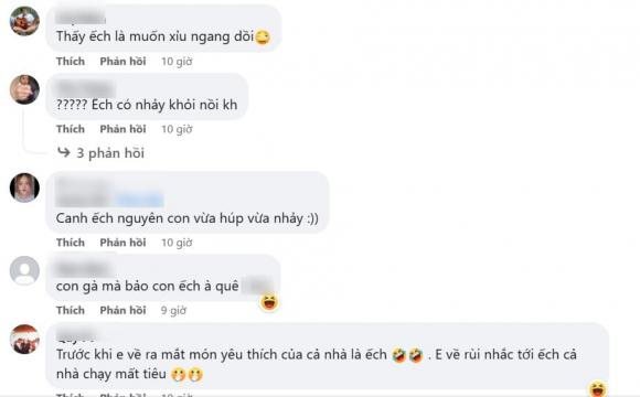 canh ếch đồng, ếch đồng, món ếch 