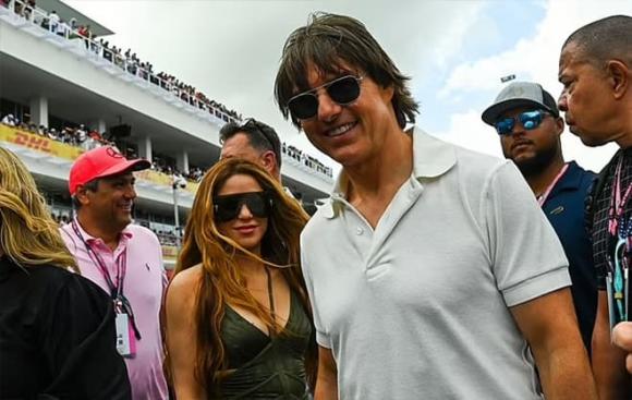 Tom Cruise, Tom Cruise muốn theo đuổi nữ ca sĩ Shakira, nữ ca sĩ Shakira, Công thức 1 Miami Grand Prix