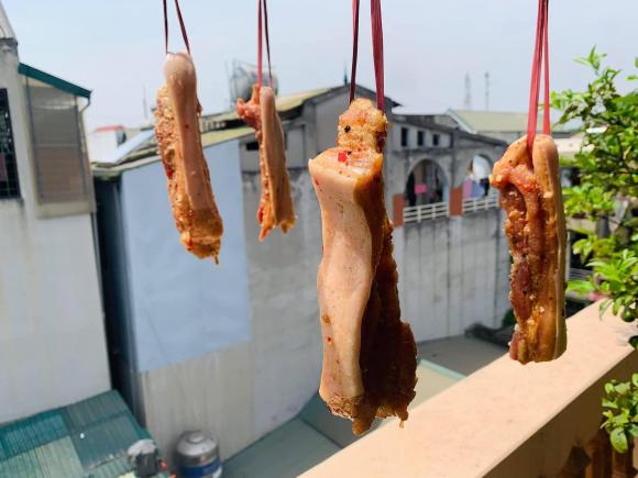 ba chỉ một nắng, cách làm ba chỉ một nắng, món ngon cho ngày nắng 