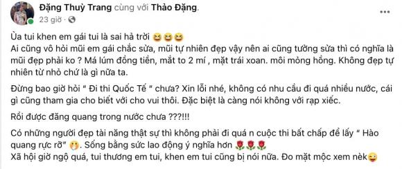 Hoa hậu Đại dương Đặng Thu Thảo,chị gái hoa hậu Đặng Thu Thảo,sao Việt