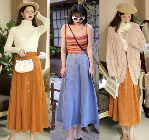 chân váy cho phụ nữ 30 tuổi, cách chọn chân váy, chân váy mùa hè