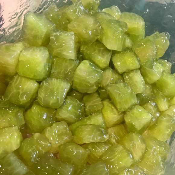 chè bưởi cốm xanh, công thức làm chè bưởi, cách làm chè bưởi