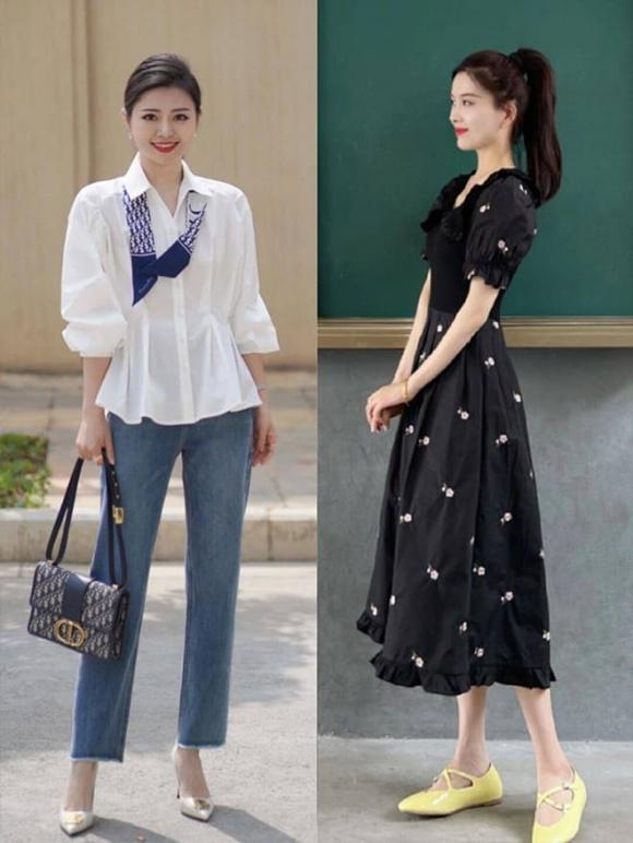 thời trang hè, cách kết hợp sơ mi và váy, sơ mi mặc với váy