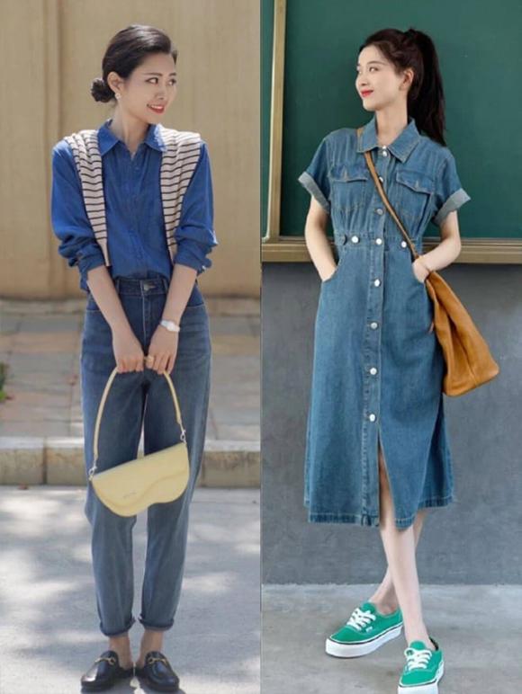 thời trang hè, cách kết hợp sơ mi và váy, sơ mi mặc với váy