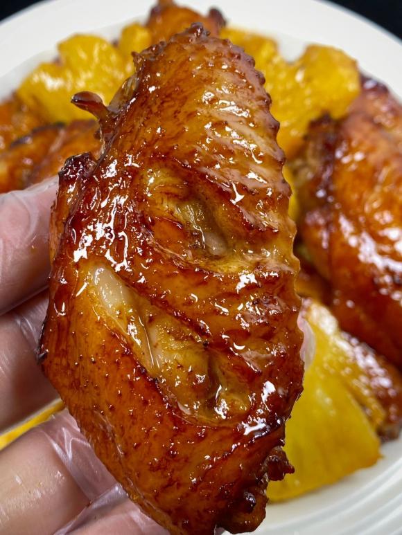 cánh gà nướng dứa, cánh gà nướng, món ngon với cánh gà
