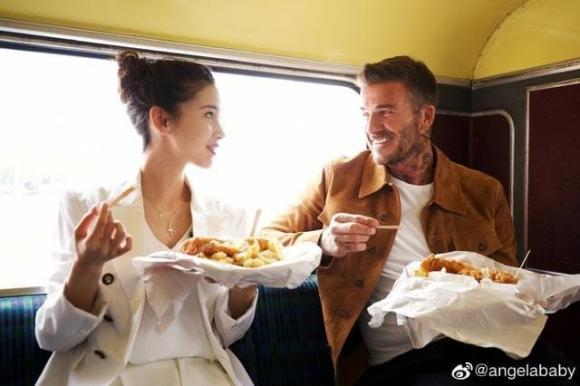 David Beckham và Angelababy, sao hoa ngữ, Huỳnh Hiểu Minh