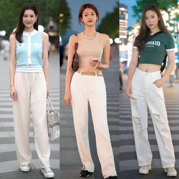 Mùa hè diện đồ trông rất tây, áo sơ mi kết hợp với quần jean hoặc chân váy trông thời trang hơn, thời trang mùa hè