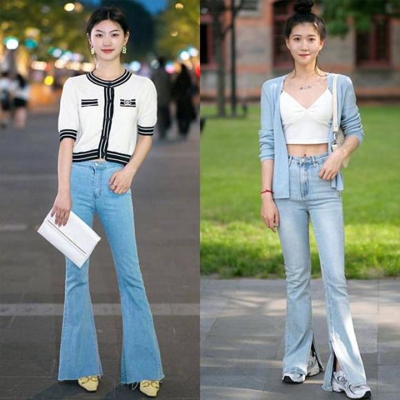 Mùa hè diện đồ trông rất tây, áo sơ mi kết hợp với quần jean hoặc chân váy trông thời trang hơn, thời trang mùa hè