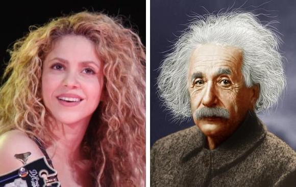 Shakira, iq cao, ca sĩ Shakira, Albert Einstein