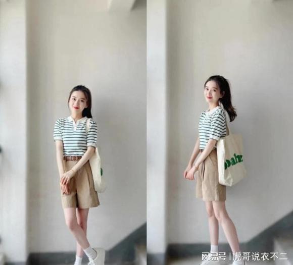 áo kẻ sọc, áo phông kẻ sọc, thời trang hè