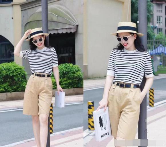 áo kẻ sọc, áo phông kẻ sọc, thời trang hè