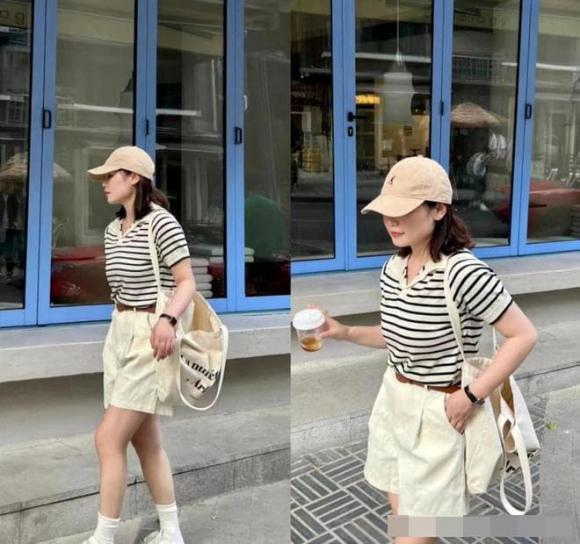 áo kẻ sọc, áo phông kẻ sọc, thời trang hè