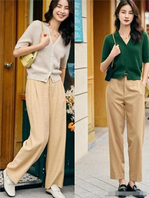 cách phối đồ với áo cardigan và quần, thời trang thịnh hành mùa hè, thời trang hè 2023