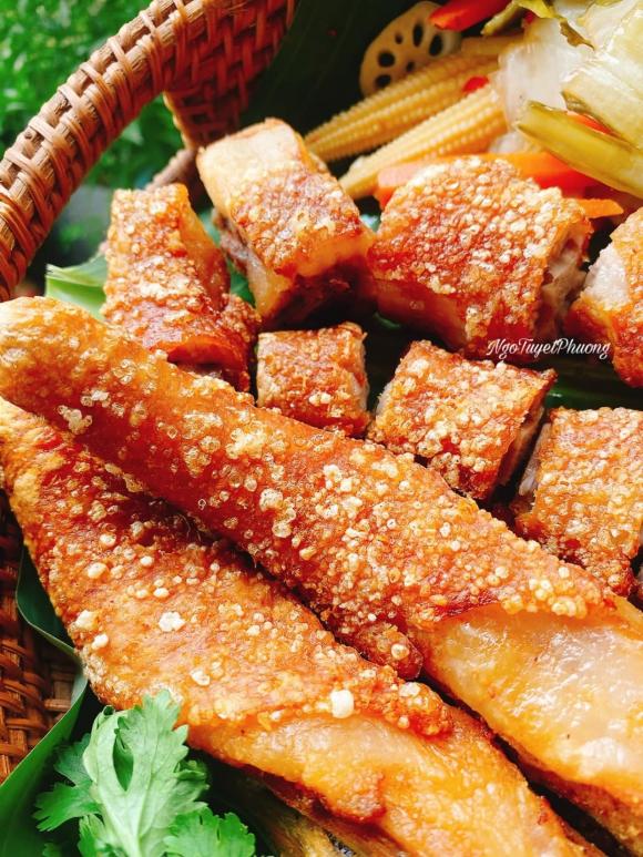 đuôi heo chiên giòn, đuôi heo, món ngon từ đuôi heo