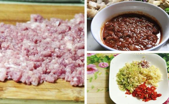 thịt băm rang mắm tép, công thức thịt băm rang mắm tép, món ngon từ thịt heo