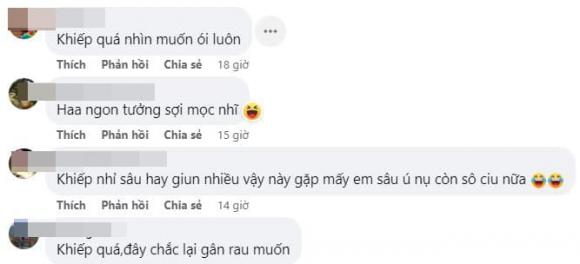 miến trộn, miến trộn có giun, giới trẻ 