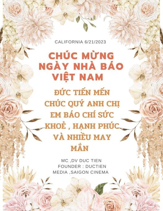 ngày Báo chí, ngày 21/6, sao việt 