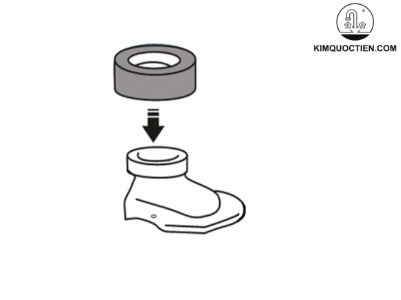 Bồn cầu INAX 504, thiết bị vệ sinh, Kim Quốc Tiến