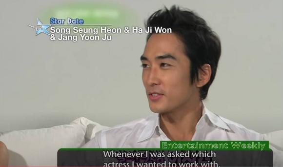 song seung hun, ha ji won, sao hàn 