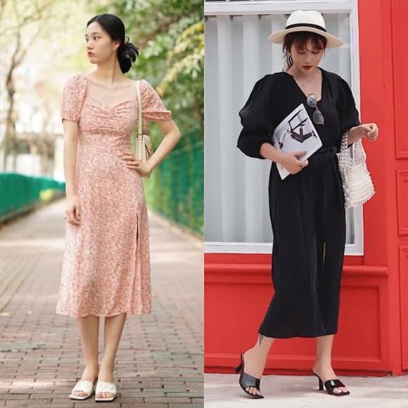Sandal đế thấp mũi vuông, Sandal Mary Jane, Sandal Muller