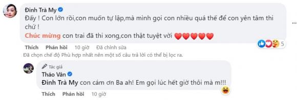 MC Thảo Vân, con trai MC Thảo Vân, nghệ sĩ Công Lý