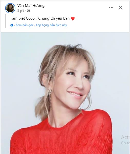 Coco Lee qua đời,sao việt thương tiếc coco lee,Coco Lee tự tử