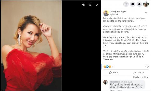 Coco Lee qua đời,sao việt thương tiếc coco lee,Coco Lee tự tử