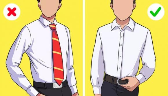 quy tắc mặc quần áo