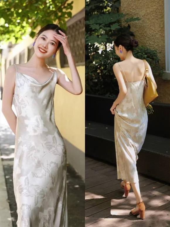 thời trang phụ nữ ngoài 30 tuổi, thời trang mùa hè, váy dài thanh lịch
