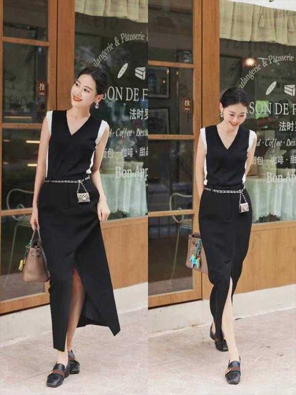 thời trang phụ nữ ngoài 30 tuổi, thời trang mùa hè, váy dài thanh lịch