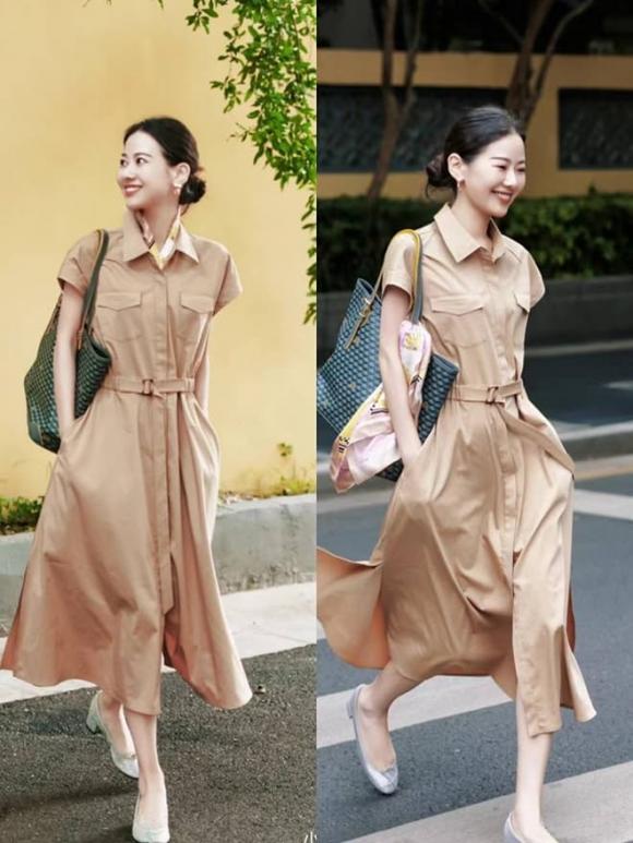 thời trang phụ nữ ngoài 30 tuổi, thời trang mùa hè, váy dài thanh lịch