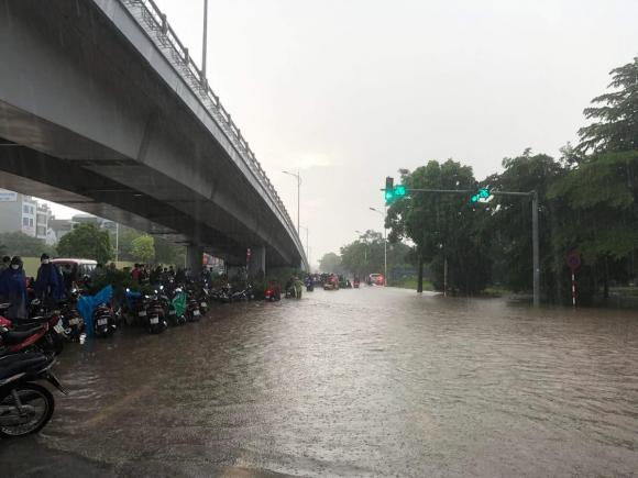 Hà Nội ngập, mưa lớn ngập, mưa to tắc đường 