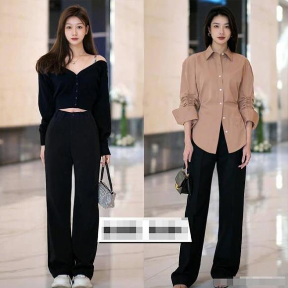 thời trang mùa hè, thời trang của cô nàng thấp bé, quần ống rộng không nên phối với giày này