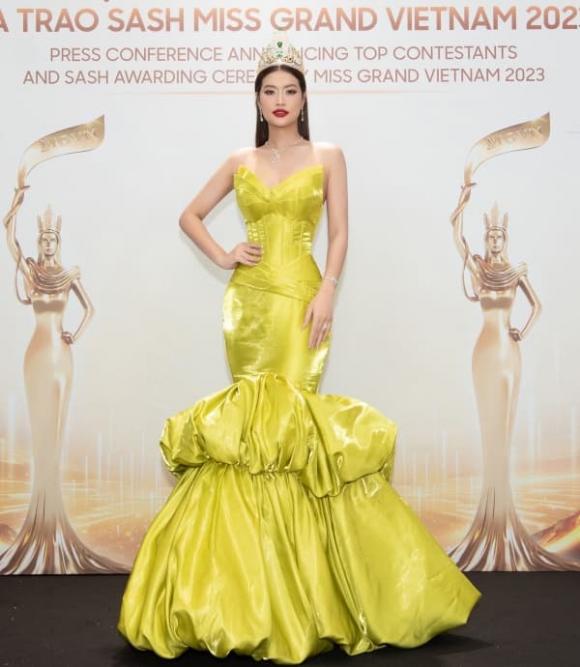 Miss Grand Vietnam 2023, sao Việt, hoa hậu Thùy Tiên, hoa hậu Đoàn Thiên Ân, sao Việt