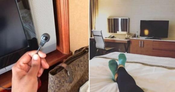 khách sạn, lưu ý khi đi khách sạn, tắt đèn khách sạn, kiến thức 