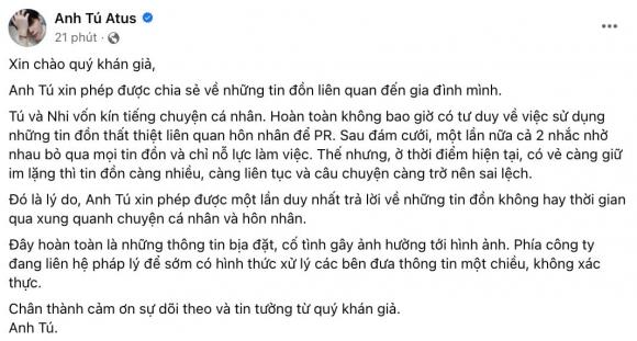 diễn viên Anh Tú, ca sĩ Anh Tú, diễn viên Diệu Nhi, sao Việt