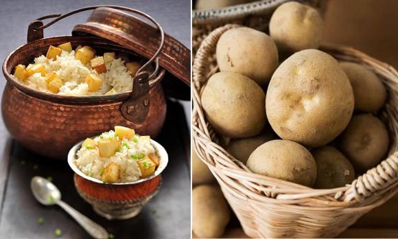 khoai tây, bảo quản khoai tây, bảo quản khoai tây bằng táo