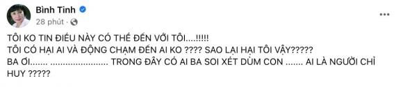 NSƯT Vũ Linh, nghệ sĩ Bình Tinh, sao Việt