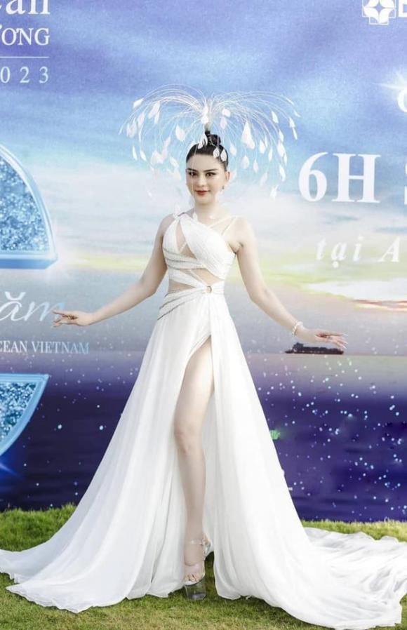chung kết Hoa hậu Đại dương 2023, siêu mẫu Lan Khuê, hoa hậu Lê Âu Ngân Anh, sao Việt