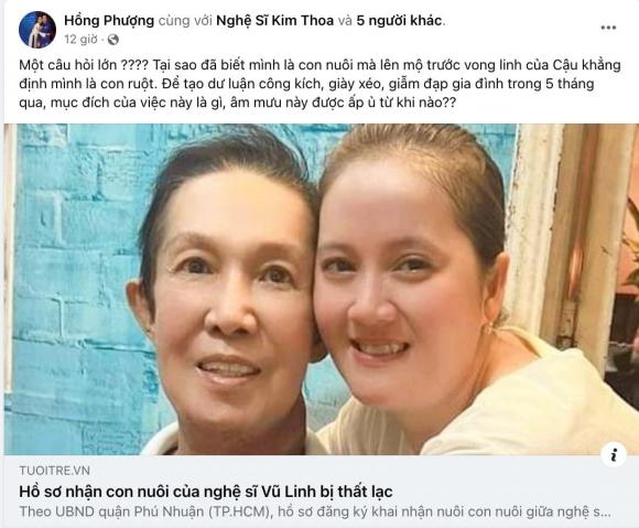 NSƯT Vũ Linh, con gái Vũ Linh, sao Việt