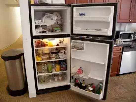 bảo quản, tủ lạnh, thức ăn nóng