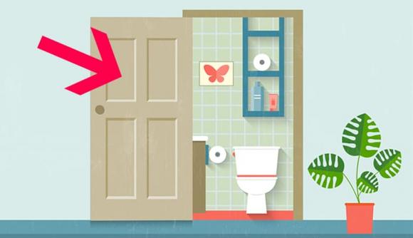 trước cửa, đặt đồ trước cửa, phong thủy nhà cửa 